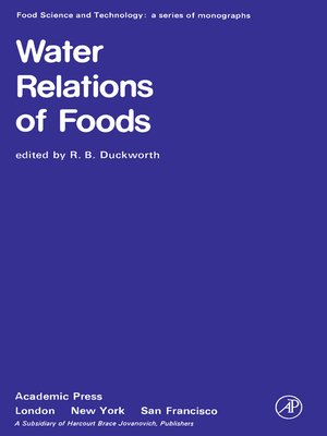 cover image of Water Relations of Foods